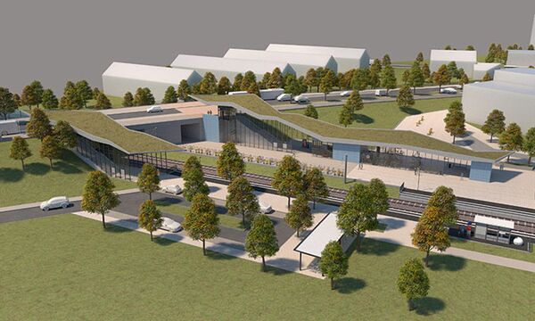 Konzeptstudie Bahnhaltepunkt Lübeck Moisling